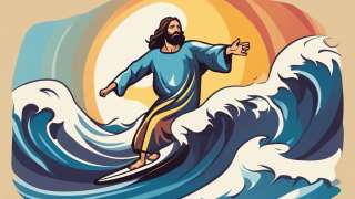 How would Jesus surf? image